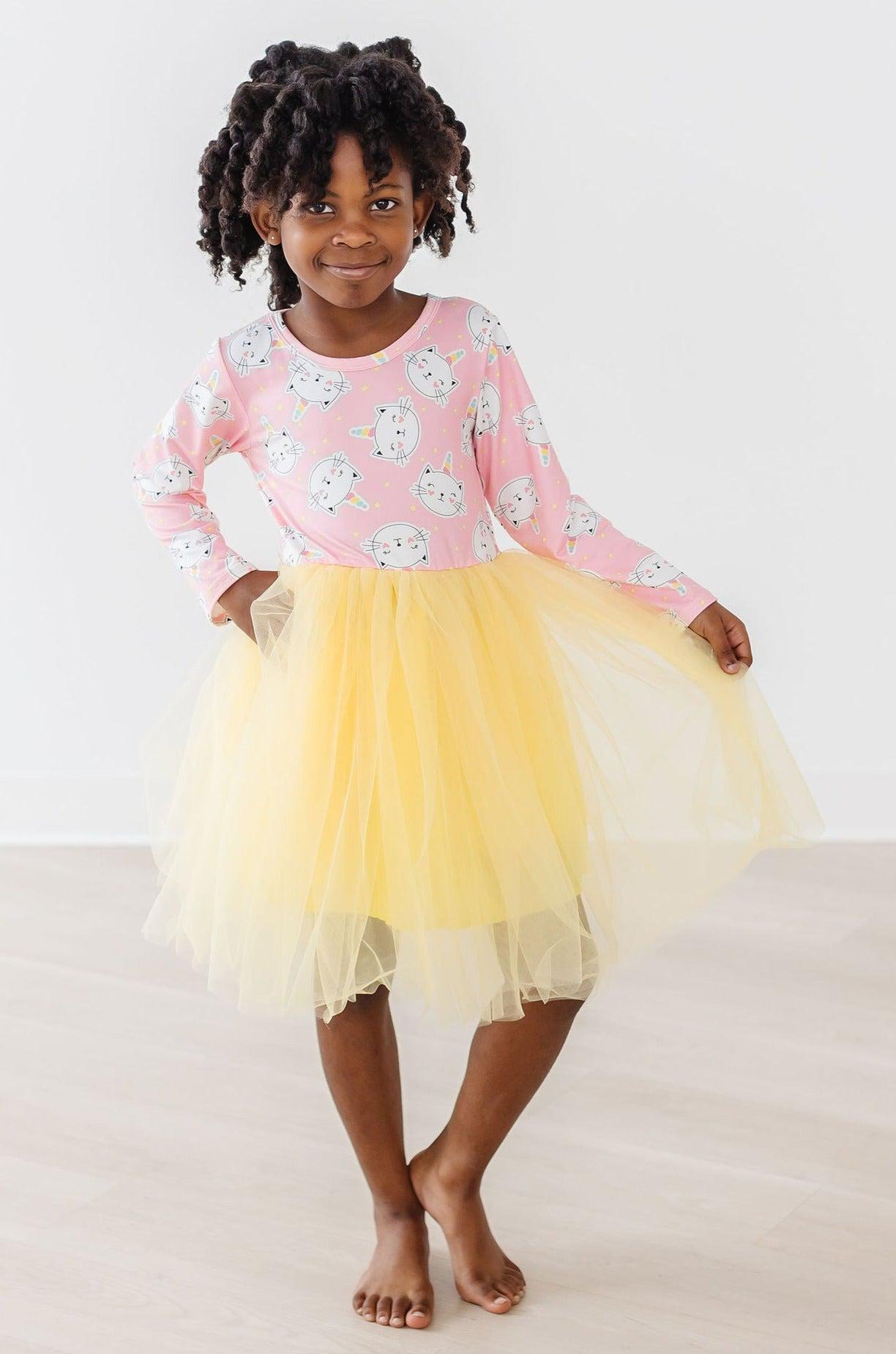 Basil green little girls tutu skirt for toddlers + tweens | Aubrie -  aubrie.com.au